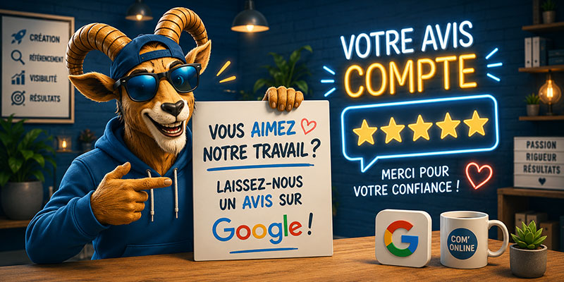 Avis Google sur Com'online