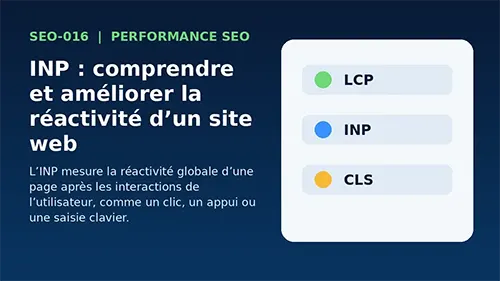 Illustration d’une interaction utilisateur rapide avec un score INP optimisé