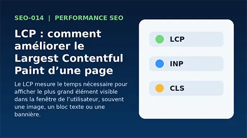 Illustration du Largest Contentful Paint avec une image principale chargée rapidement
